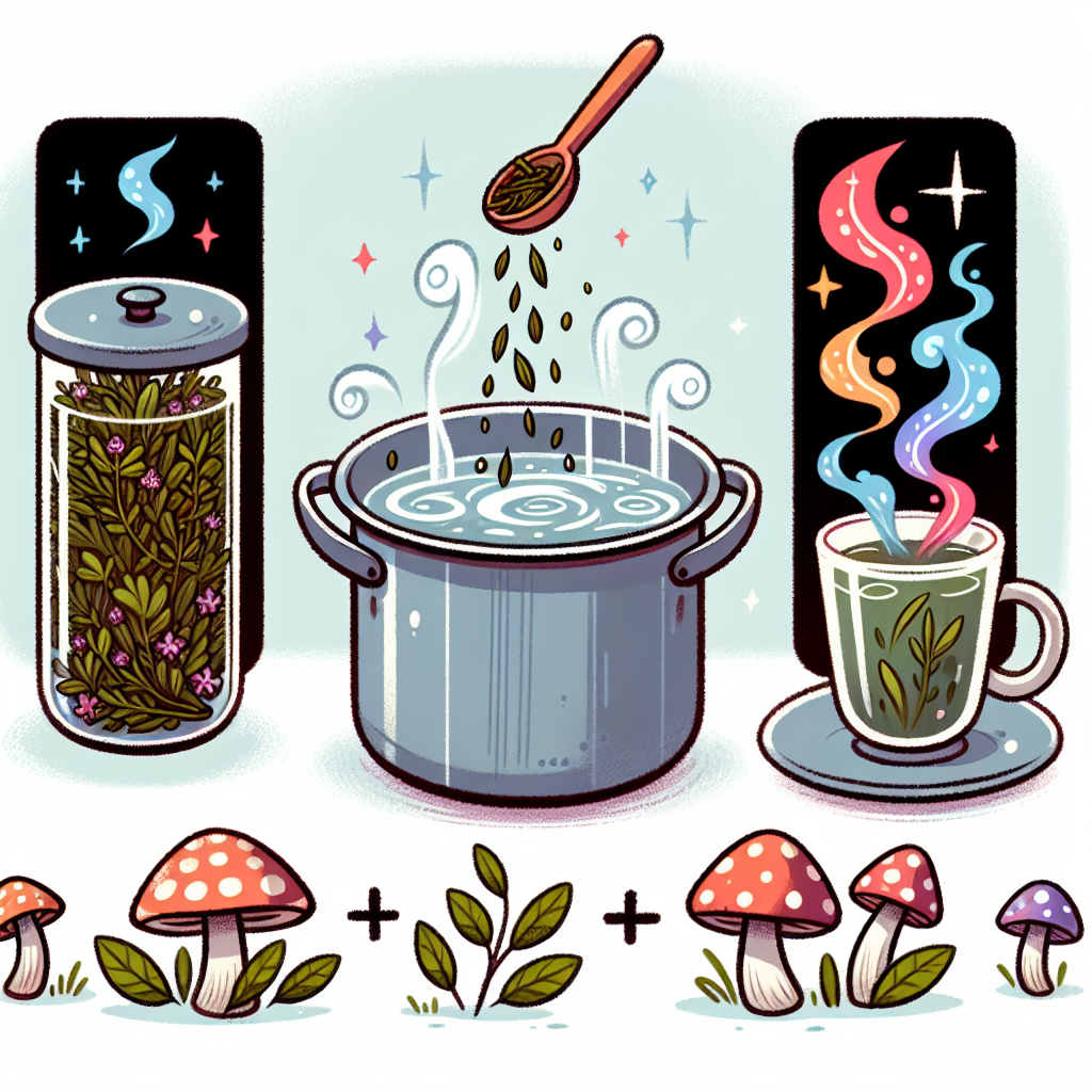 how to make magic mushroom tea